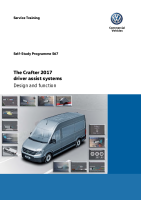 VW - SSP 567_The Crafter 2017 - driver assist systems - Self Study Programme 